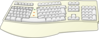 Large Keyboard Clip Art